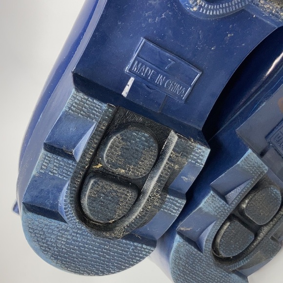 Sakroots navy rhyme ankle rain boots size 7 - Picture 10 of 10